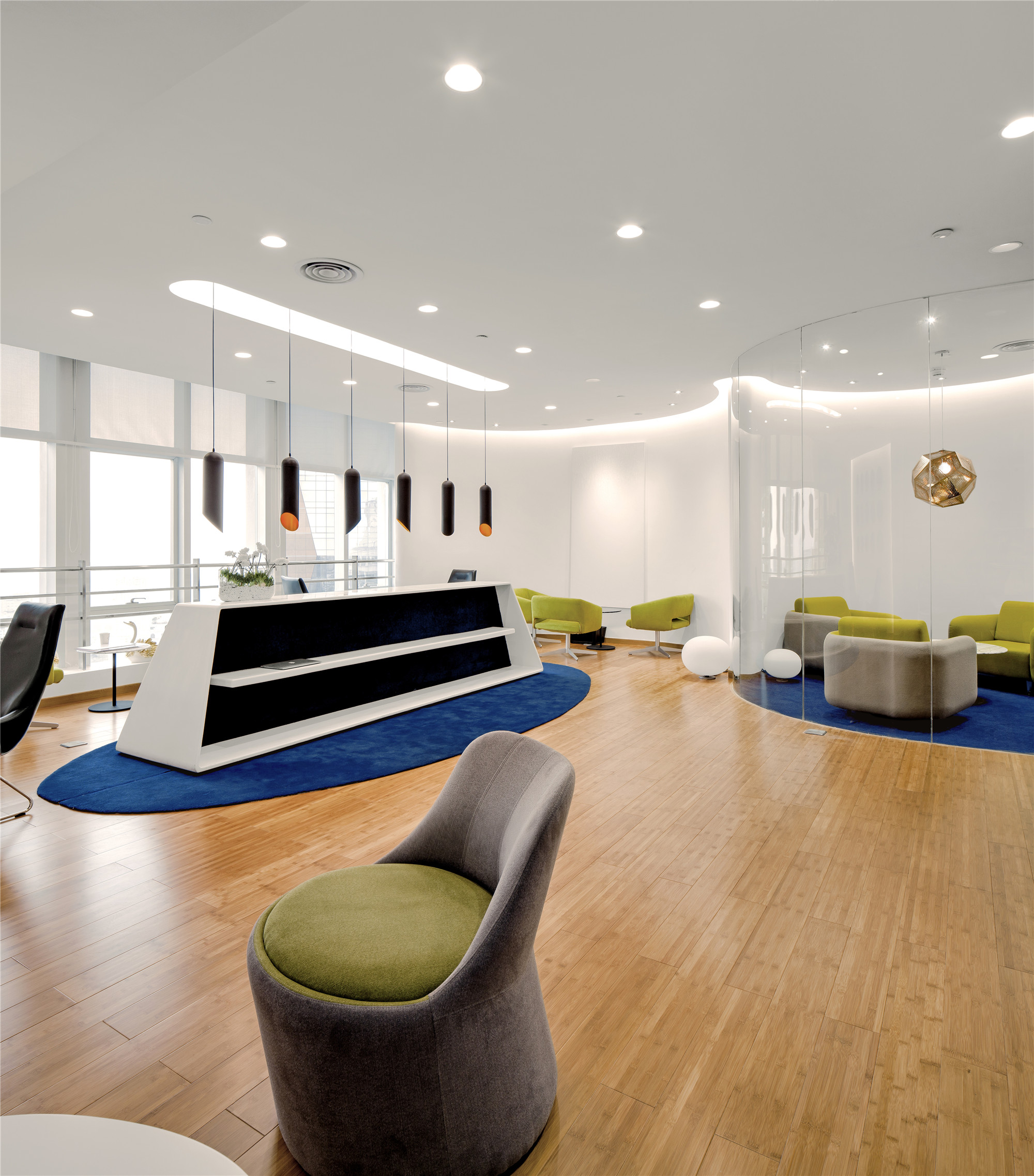 office flooring and ceiling